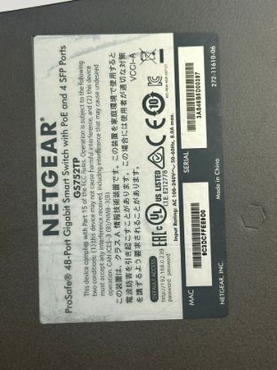 圖片 Netgear GS752TP 48 Ports PoE + 4 SFP Port PoE Switch (✌️✌️)