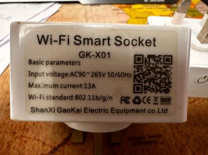 圖片 ✌️方腳 Wifi Smart Socket GK-X01 英標無線 Wifi 智能插座(一對, 兩個)✌️