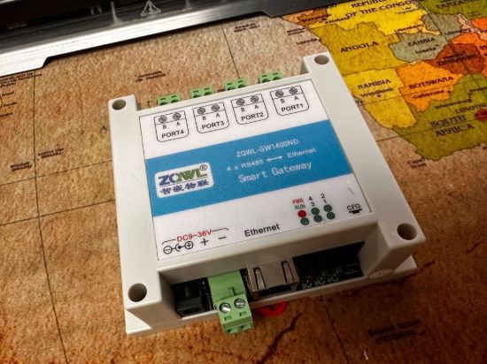 圖片 ✌️ZQWL GW-1400ND 4 Way RS485 to Ethernet Smart Gateway✌️